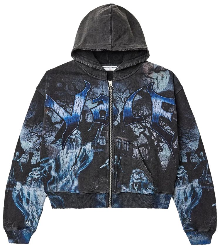 

Худи Vale Forever Casper Zip Up Hoodie 'Black', черный
