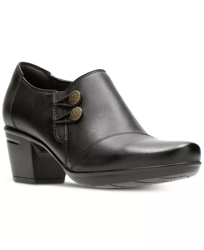 Полусапоги женские Clarks, черный