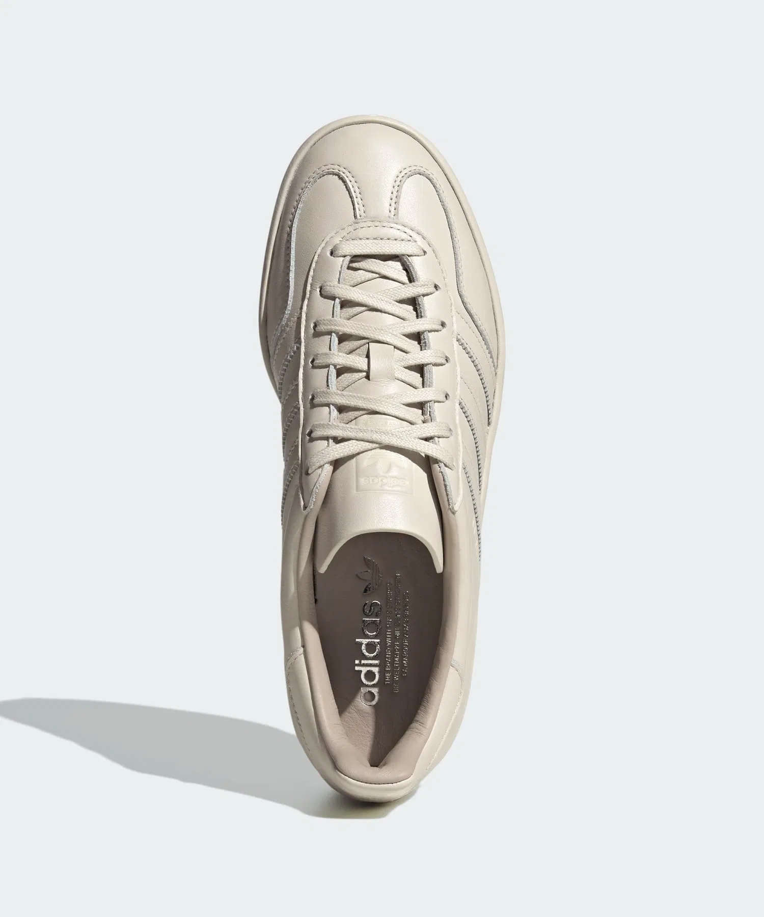 Унисекс кроссовки из натуральной кожи Adidas Gazelle Indoor коричневые — фото 2