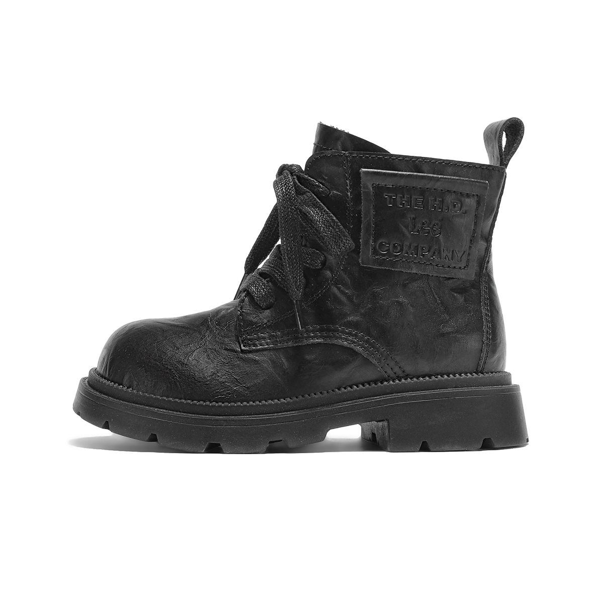 

Детские ботинки с высоким берцем, устойчивые к истиранию и скольжению, для детей LEE KIDS, черный