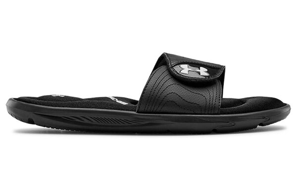 Тапочки ignite 9 slide 'black' Under Armour, черный — фото 2