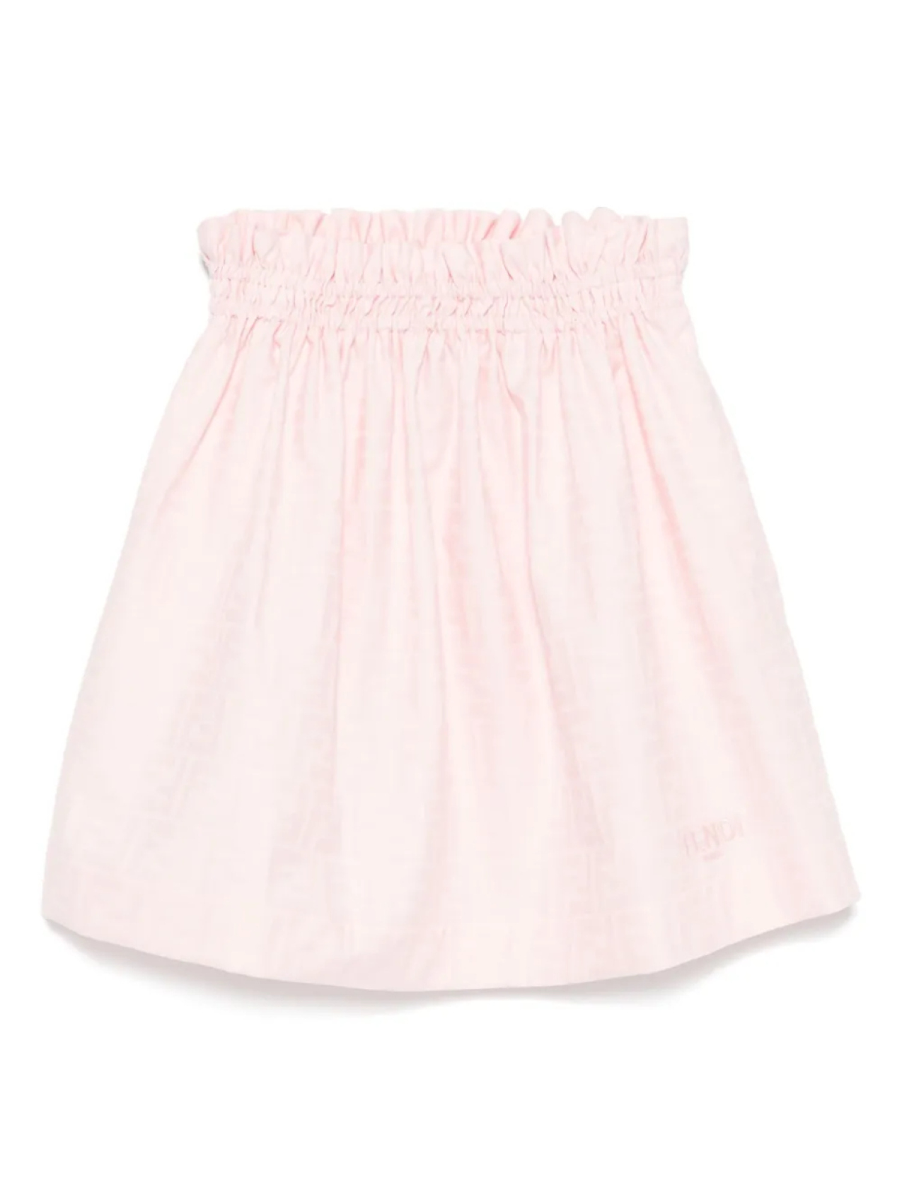 

Юбка с жаккардовым узором FF Fendi Kids, розовый