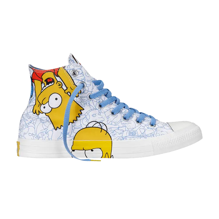 

Кроссовки Converse The Simpsons x Chuck Taylor All Star High 'Family Homer', белый
