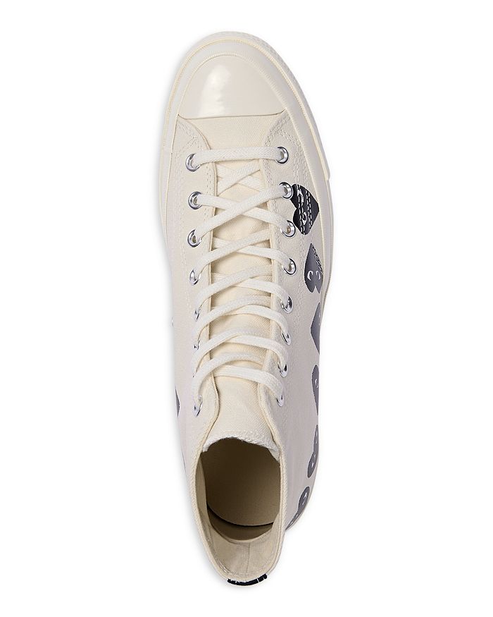 x Converse Unisex Chuck 70 Heart High Top Sneakers Comme Des Garcons PLAY, белый — фото 2