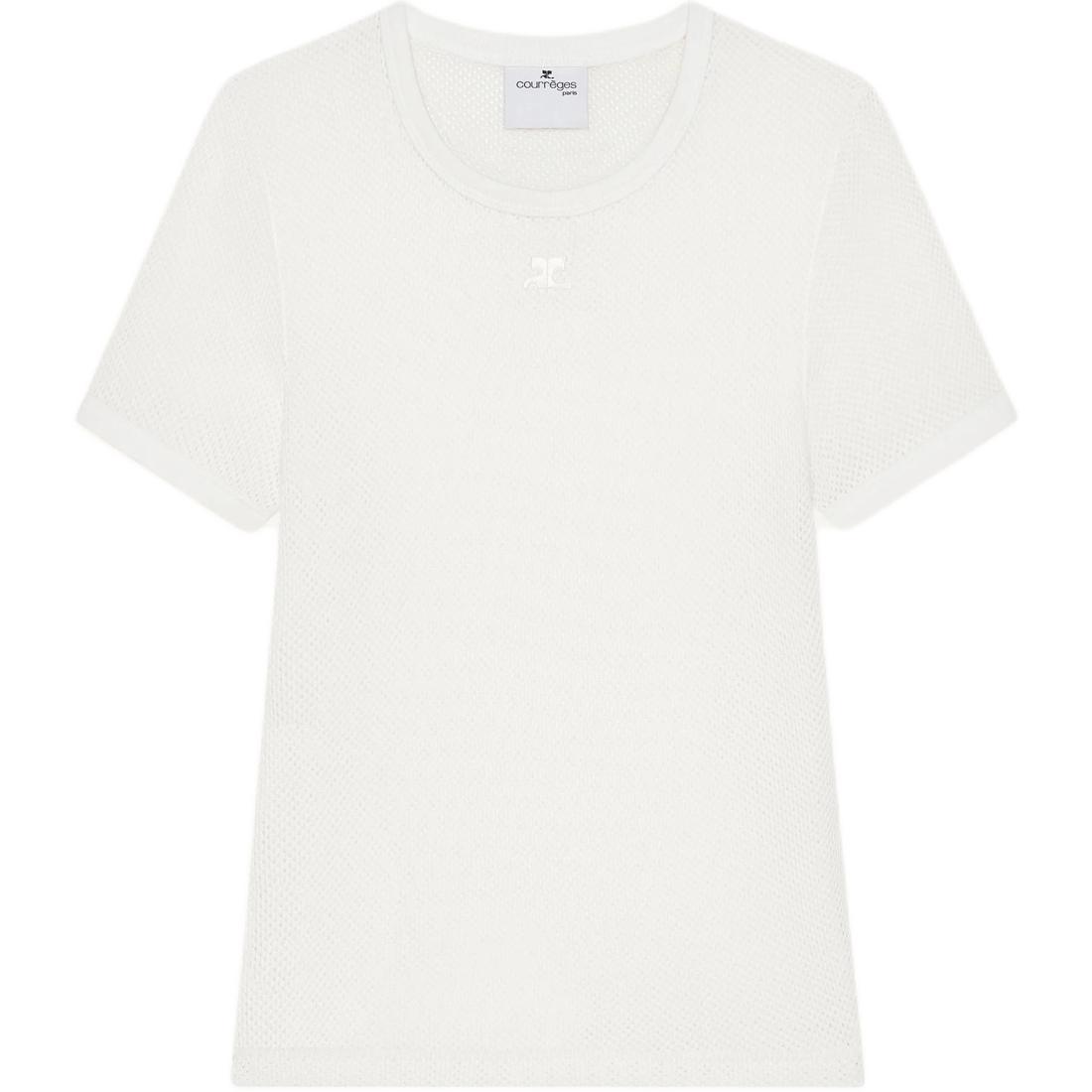 

Футболка Courrèges Mesh COURREGES, белый