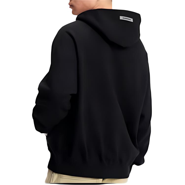 X Ssense Толстовка с капюшоном Аппликация Логотип Fear Of God Essentials, Черный — фото 3