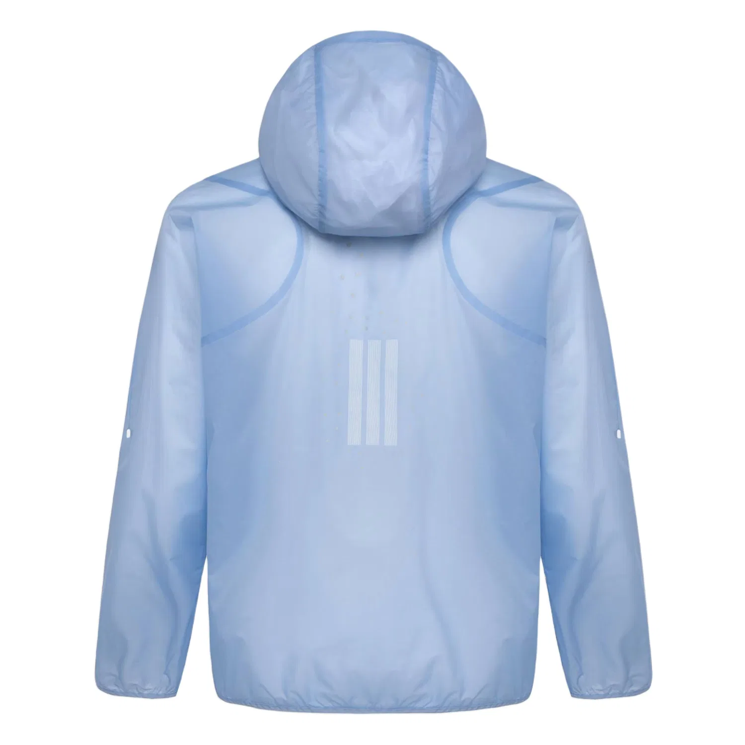 Мужская беговая куртка RIM LW Adidas, Smoke Blue/White — фото 3
