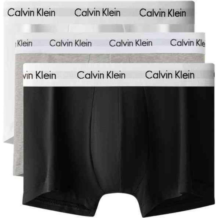 Трусы мужские, 3 шт Calvin Klein, u2664-njs-черный base красный waistband/черный sole темно серый waistband/черный sole светло зеленый waistband — фото 3