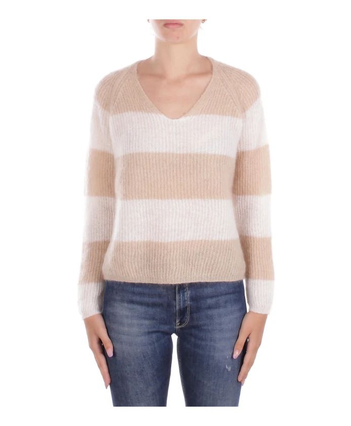 

Элегантный пуловер из мохера и шерсти. Max Mara, мультиколор