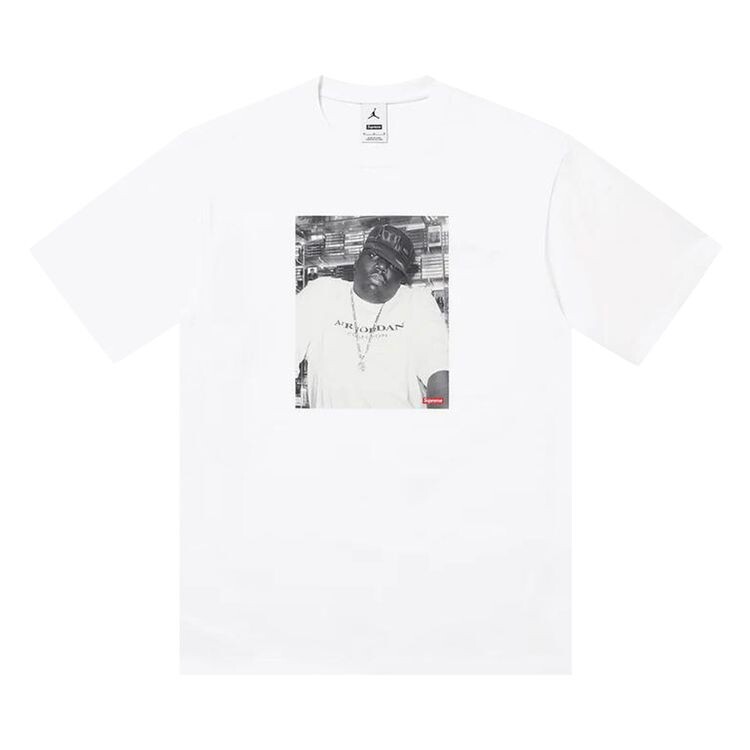 

Топ Supreme x Jordan Biggie Short-Sleeve Top White, белый