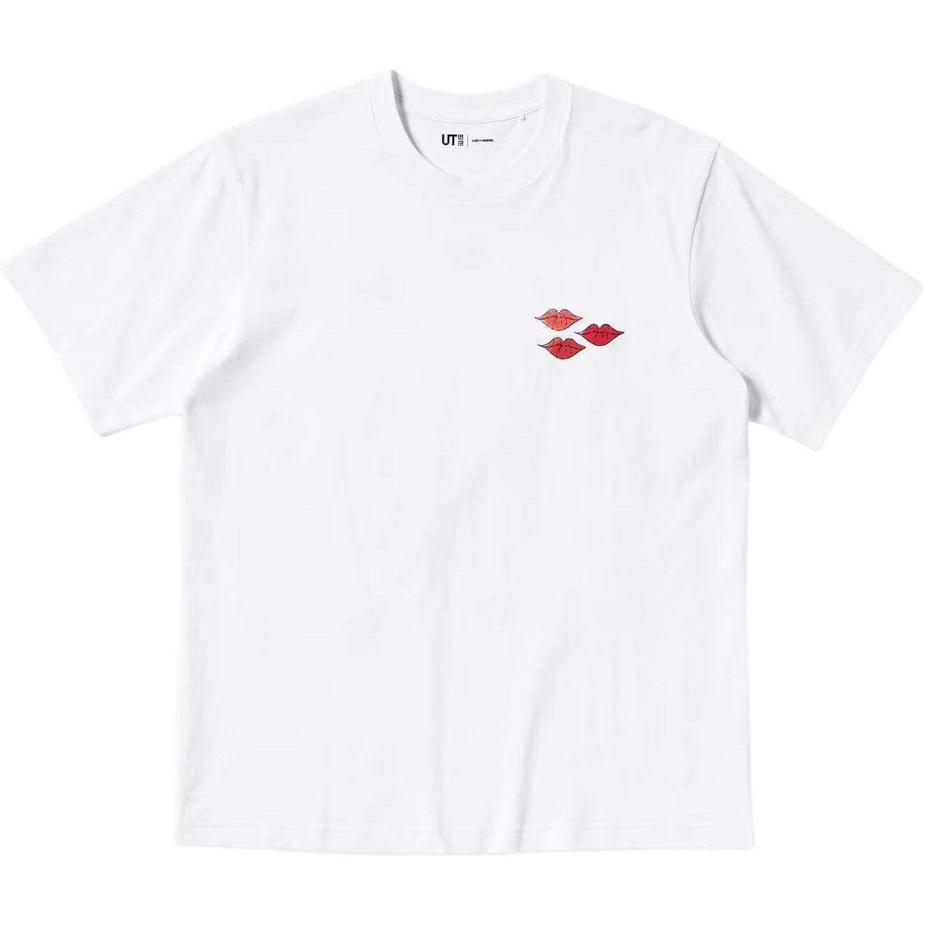 

Футболка KAWS X WARHOL Collaboration, унисекс, белая Uniqlo, белый