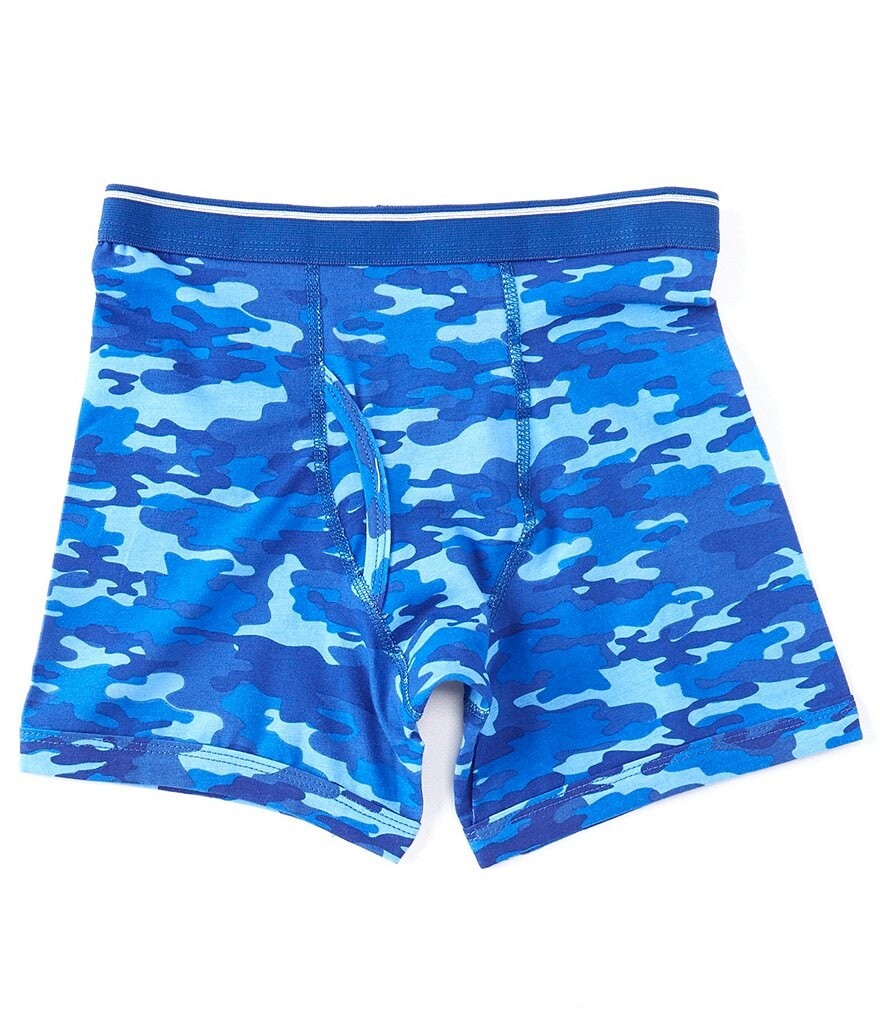 

Камуфляжные боксеры Class Club Little/Big Boys 6–20, синий