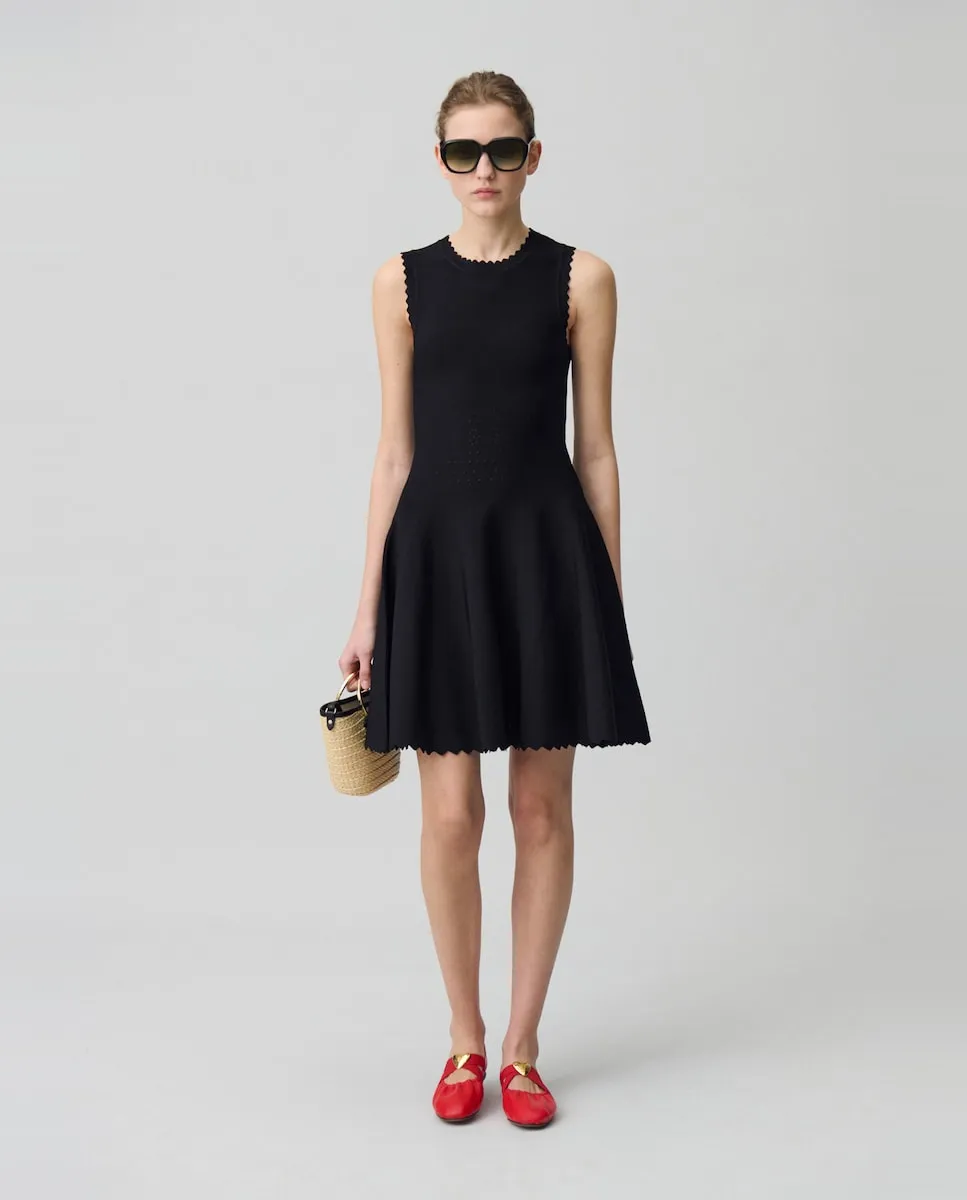 

Короткое трикотажное платье-фигурка Claudie Pierlot, черный