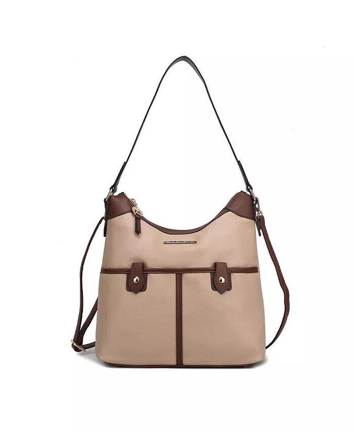 

Сумка на плечо Harper Color Block от Mia K Mkf Collection, бежевый