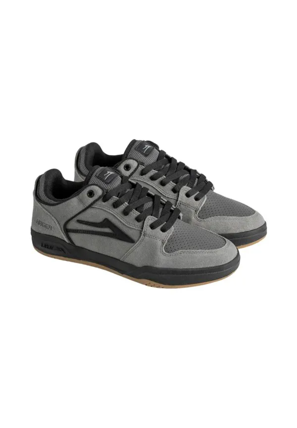 Низкие римские скейтбордные ботинки телфорд Lakai, Grey/Black — фото 2