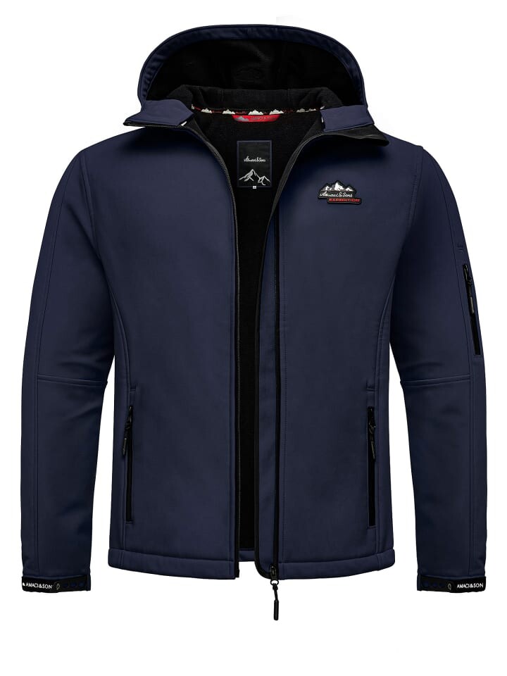 

Куртка софтшелл Amaci&Sons Softshelljacke DECATUR, цвет Navyblau