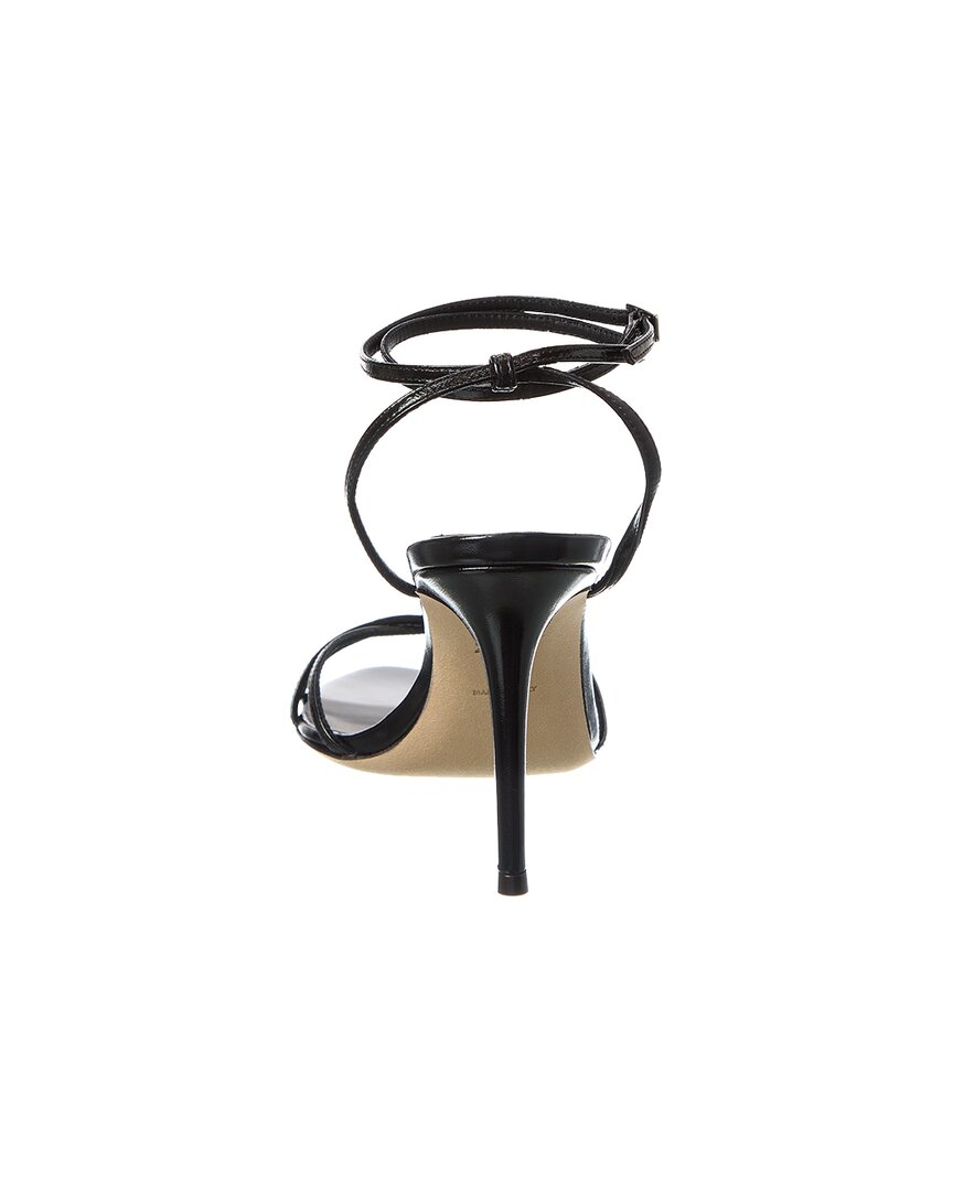 Giuseppe Zanotti Clandestino 90 Leather Sandal, черный — фото 3