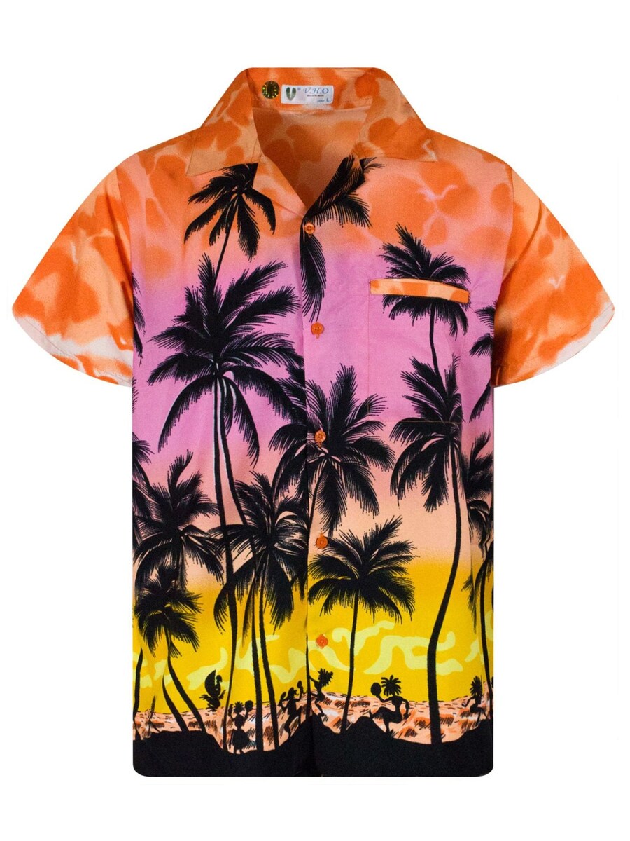 

Рубашка King Kameha Beach Eclectic, оранжевый