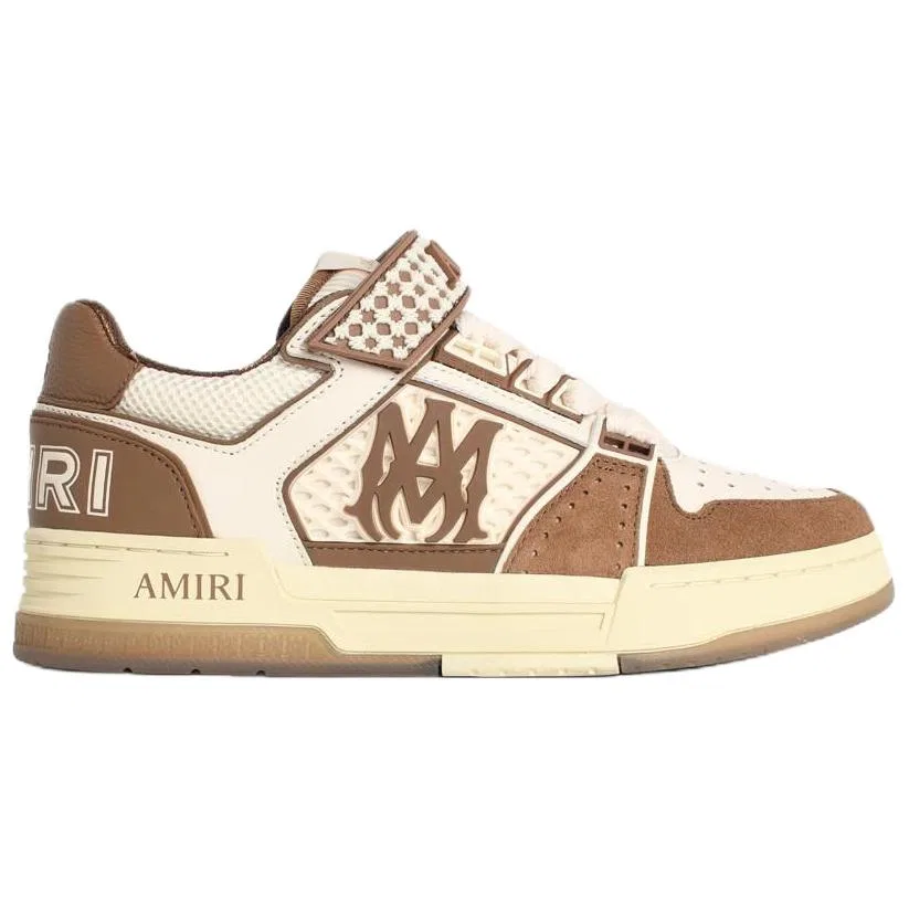 Кроссовки кожаные AMIRI Ma Skyline Leather Low Brown — фото 3