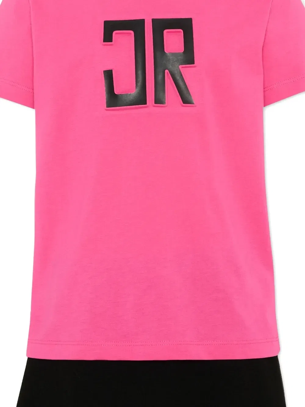 Тренировочный костюм с логотипом-нашивкой John Richmond Junior, розовый — фото 4