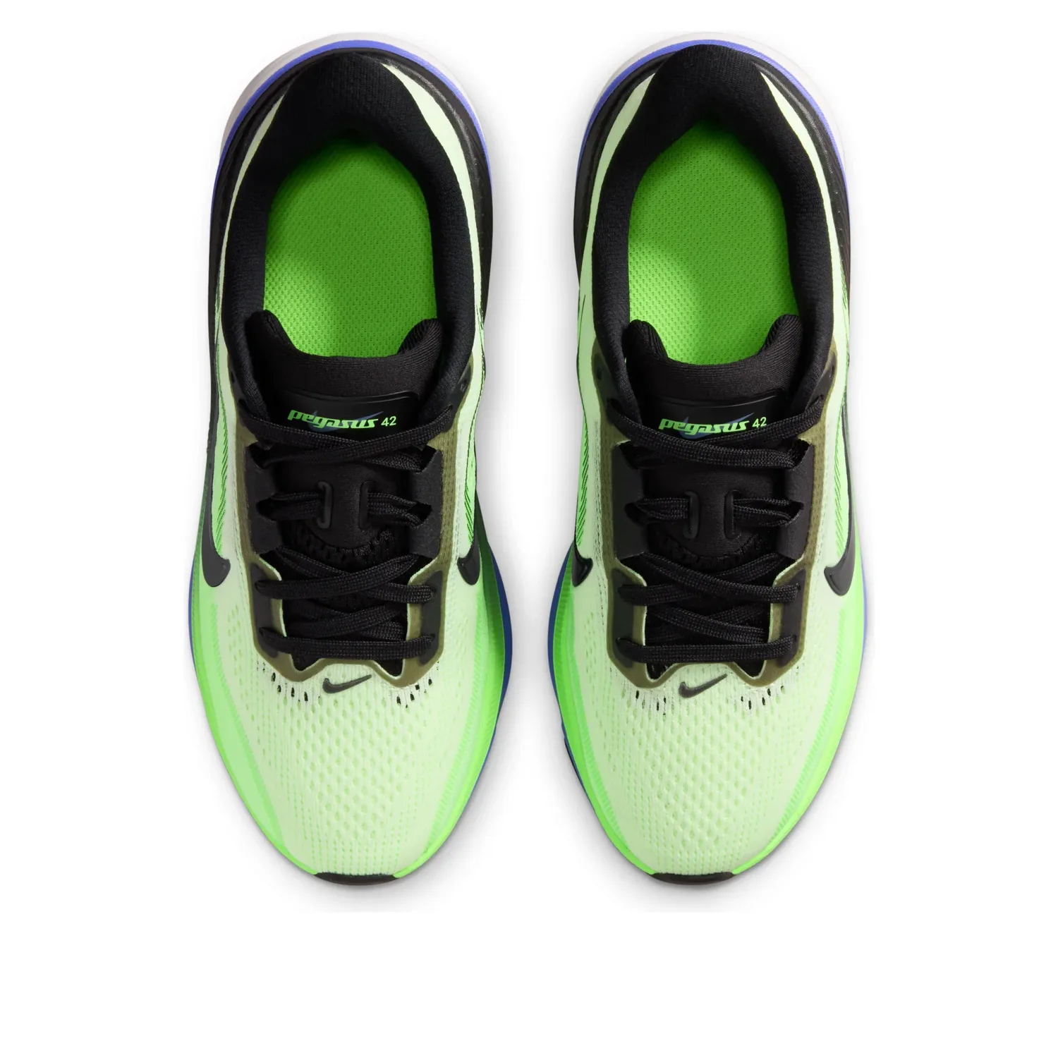 Кроссовки (GS) Nike Air Zoom Pegasus 42 'Volt Tint Sapphire', зеленый — фото 3