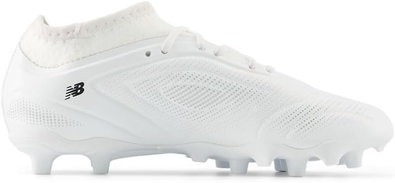 Детские кроссовки New Balance Tekela Team Low Laced Fg V5 (унисекс), белый/черный — фото 3