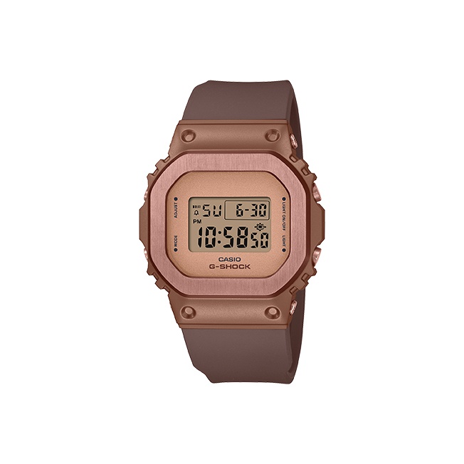 

CASIO Часы Women's Full Metal Series Gray Watch GM-S5600BR-5PR, Bronze