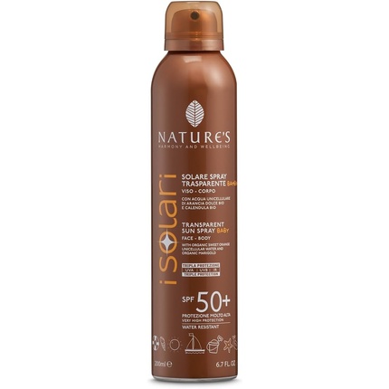 

Bios Line I Прозрачный спрей для лица и тела для детей SPF 50+ 200 мл Nature's