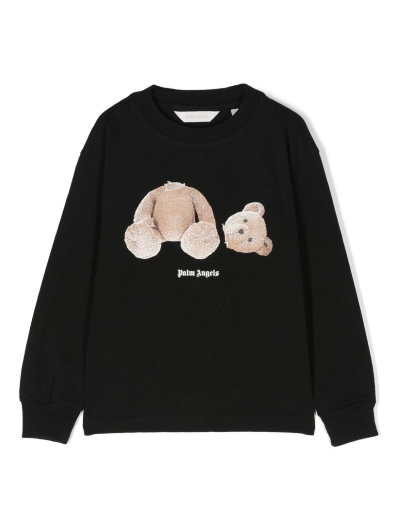 

Palm Angels Kids футболка Broken Bear, черный