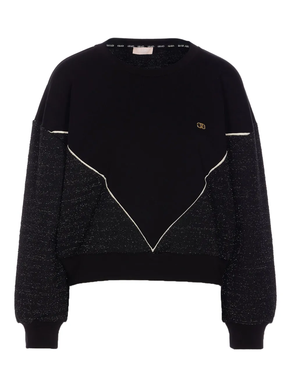 

Толстовка с люрексом Liu Jo, черный