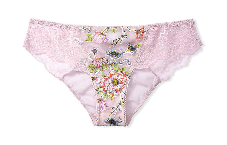 

Женские трусы Victoria's Secret, цвет 1 Motoiri (purple pink floral print)