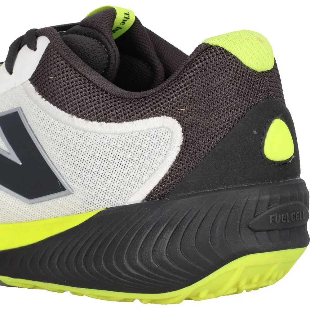 Мужские теннисные кроссовки для грунта «FuelCell 996 v6» от New Balance, White-Yellow(-) — фото 2
