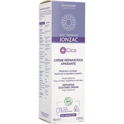 Eau De +Cica Органический восстанавливающий успокаивающий крем 100 мл Jonzac — фото 3