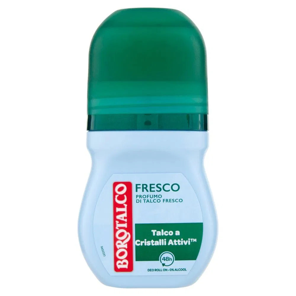 Дезодорант-ролик Borotalco Fresco с ароматом талька, 12 штук по 50 мл Beni Culinari