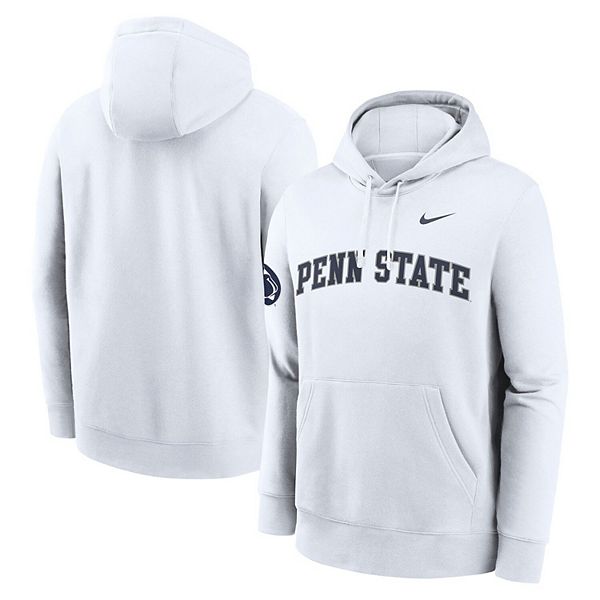 

Мужской белый свитшот с капюшоном penn state nittany lions 2025 sideline club fleece Nike
