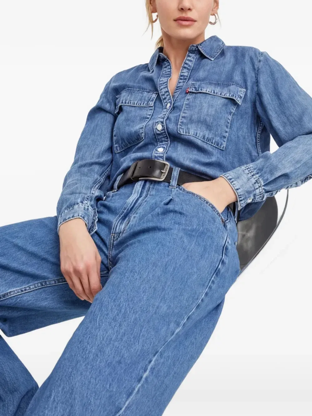 Рубашка с нагрудным карманом Levi's, синий