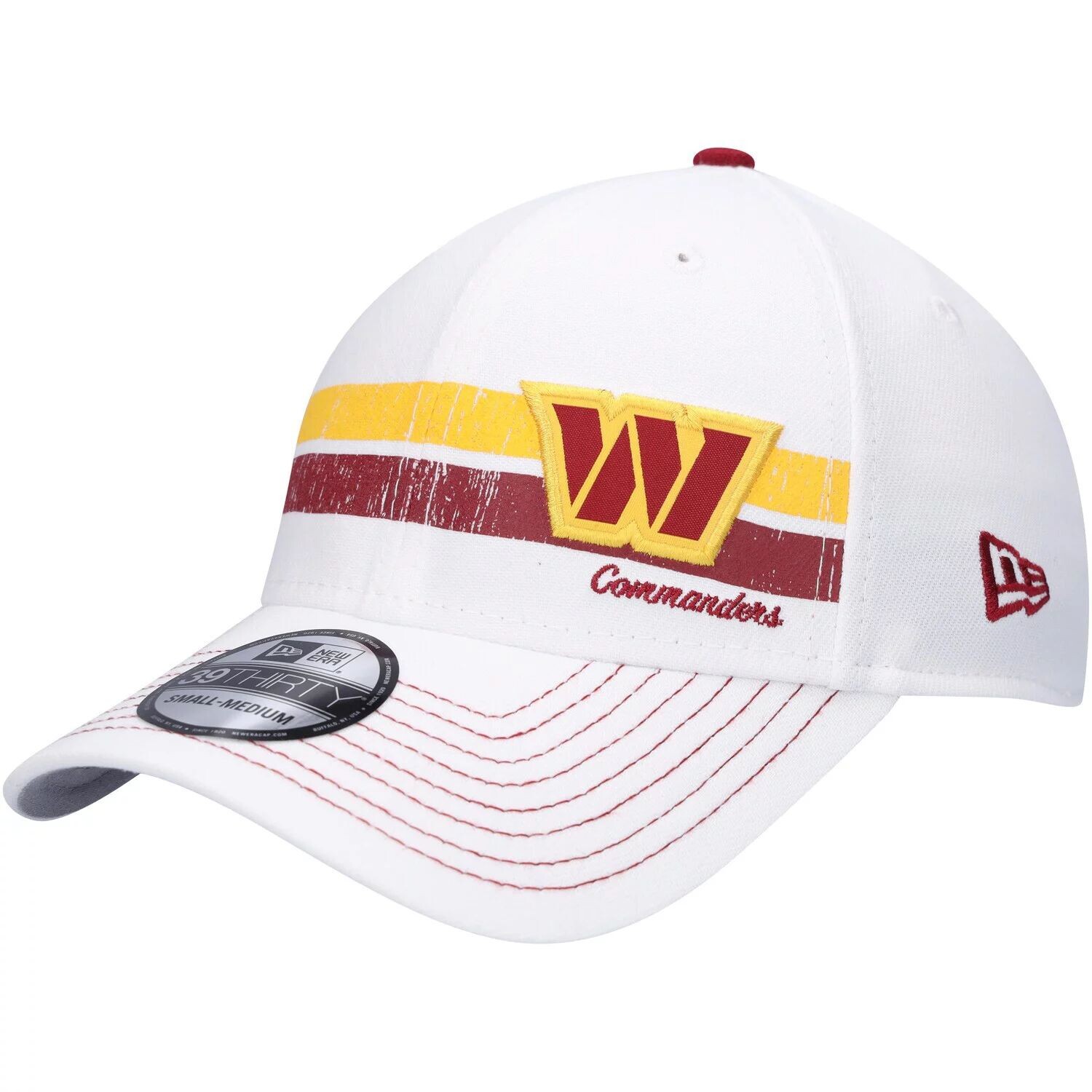 

Мужская кепка New Era White Washington Commanders Polar 39THIRTY Flex Hat, Серый, Мужская кепка New Era White Washington Commanders Polar 39THIRTY Flex Hat