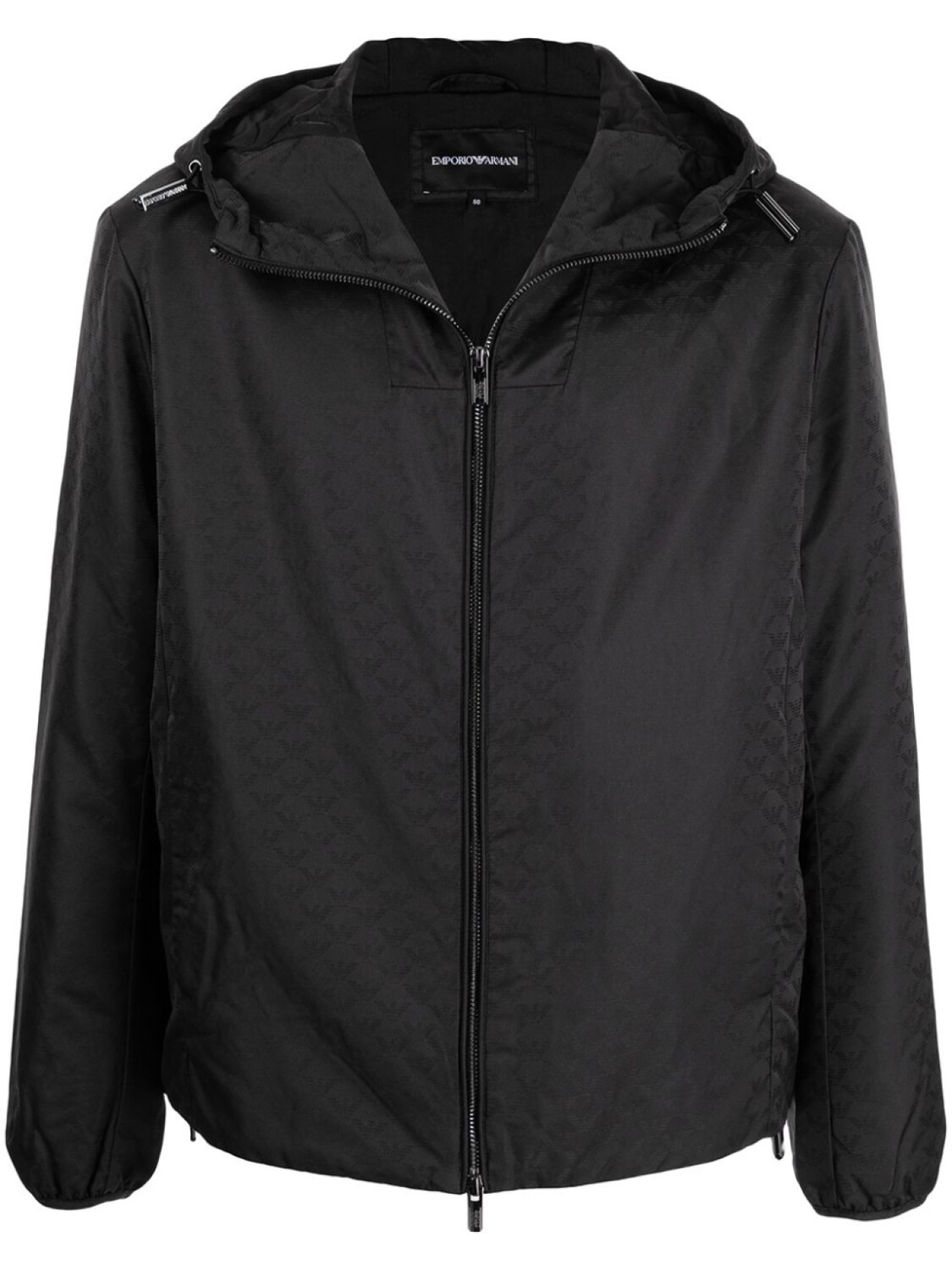 

Emporio Armani куртка на молнии с капюшоном, черный