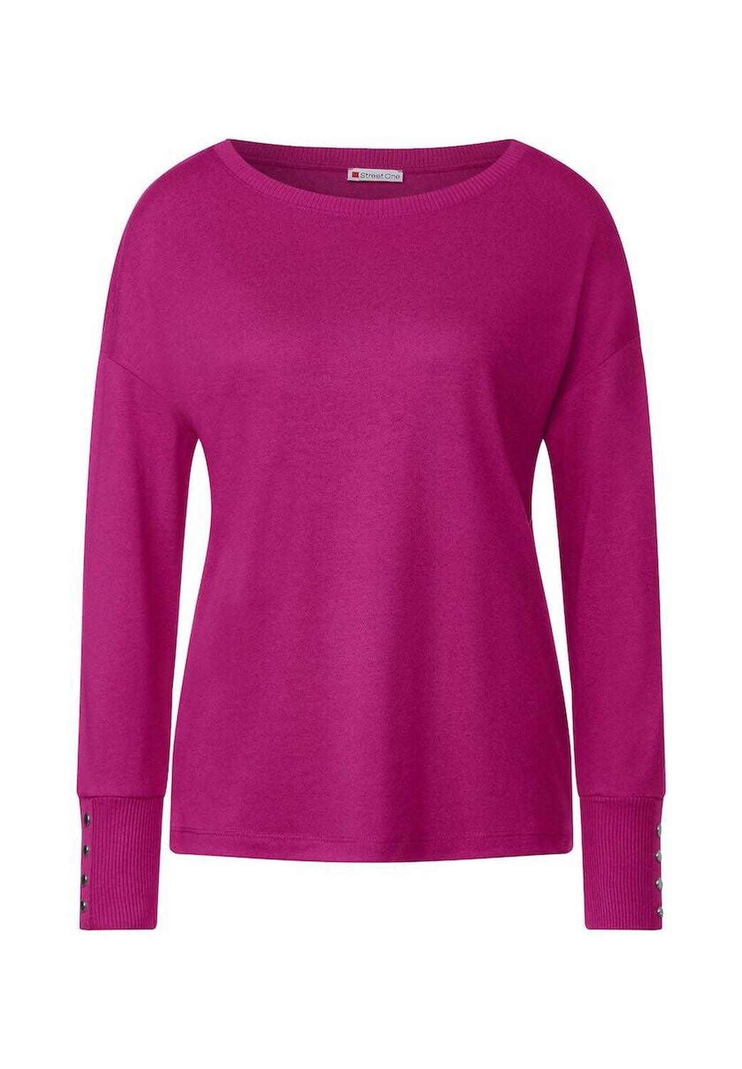 

Рубашка с длинным рукавом Street One, цвет Bright Cozy Pink