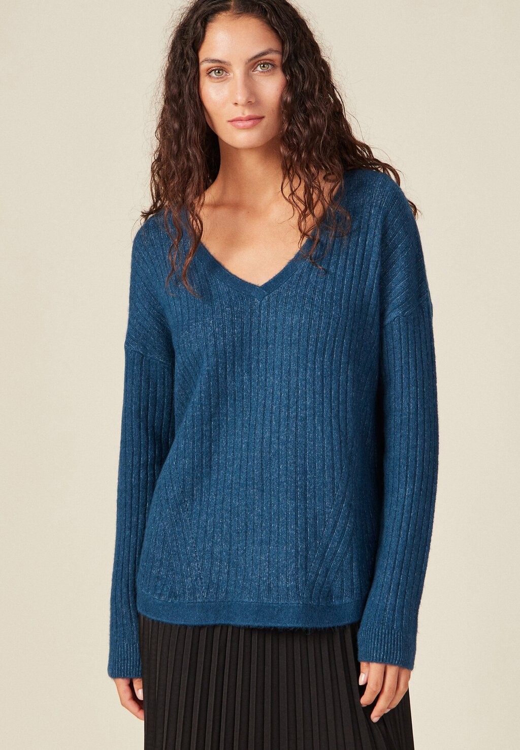 

Вязаный свитер UMWELTFREUNDLICHER BONOBO Jeans, цвет bleu canard