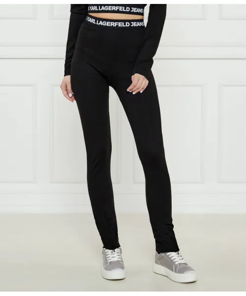 

Леггинсы Slim fit Karl Lagerfeld Jeans, черный