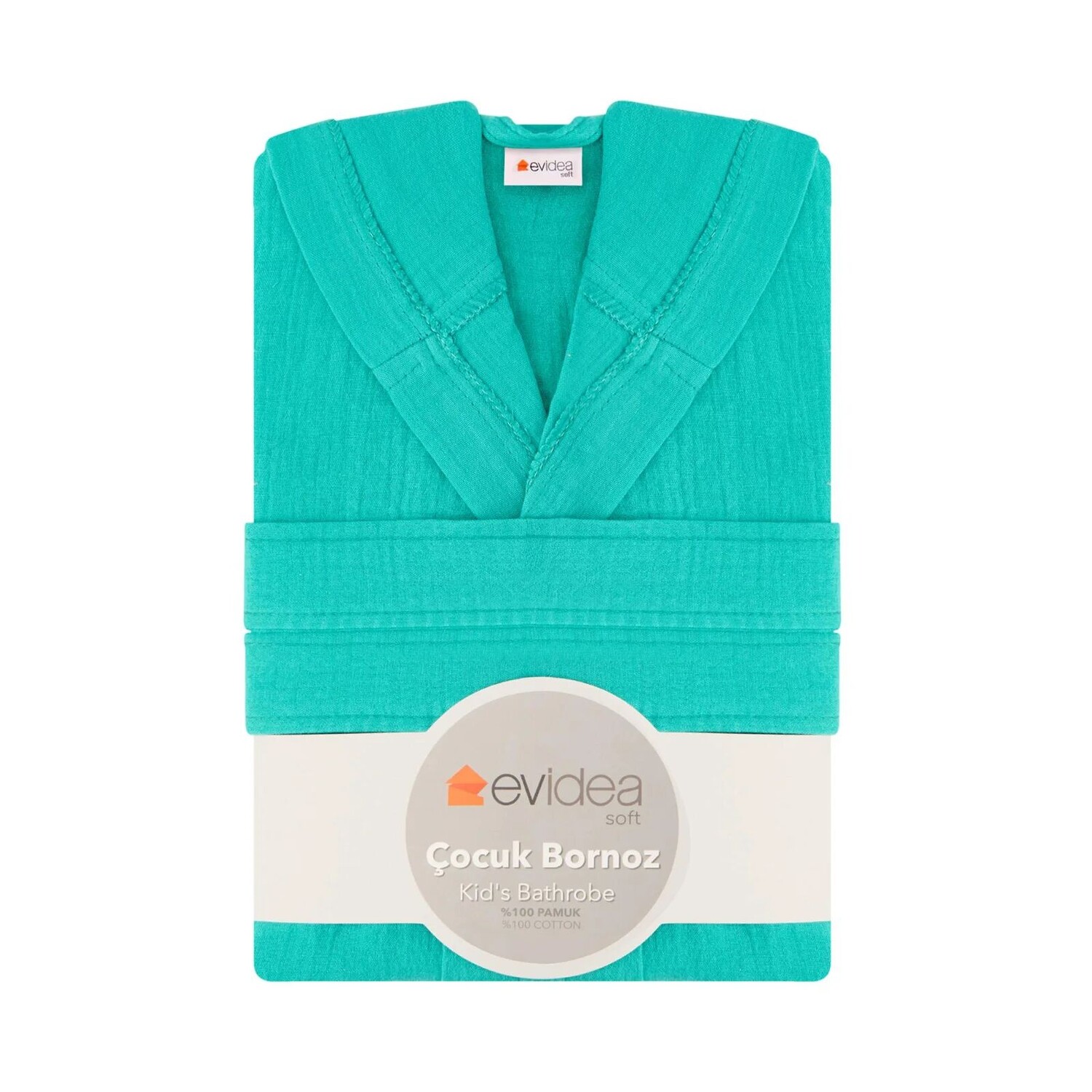 

Муслиновый халат Evidea Soft Kids — зеленый — 8–10 лет