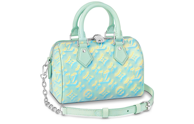 

Сумка Speedy Bandouliere 20 цвета водяной зелени LOUIS VUITTON