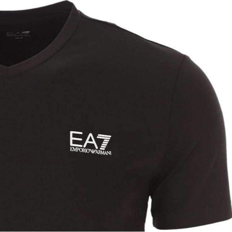 

Футболка мужская черная EA7 SS23 EMPORIO ARMANI