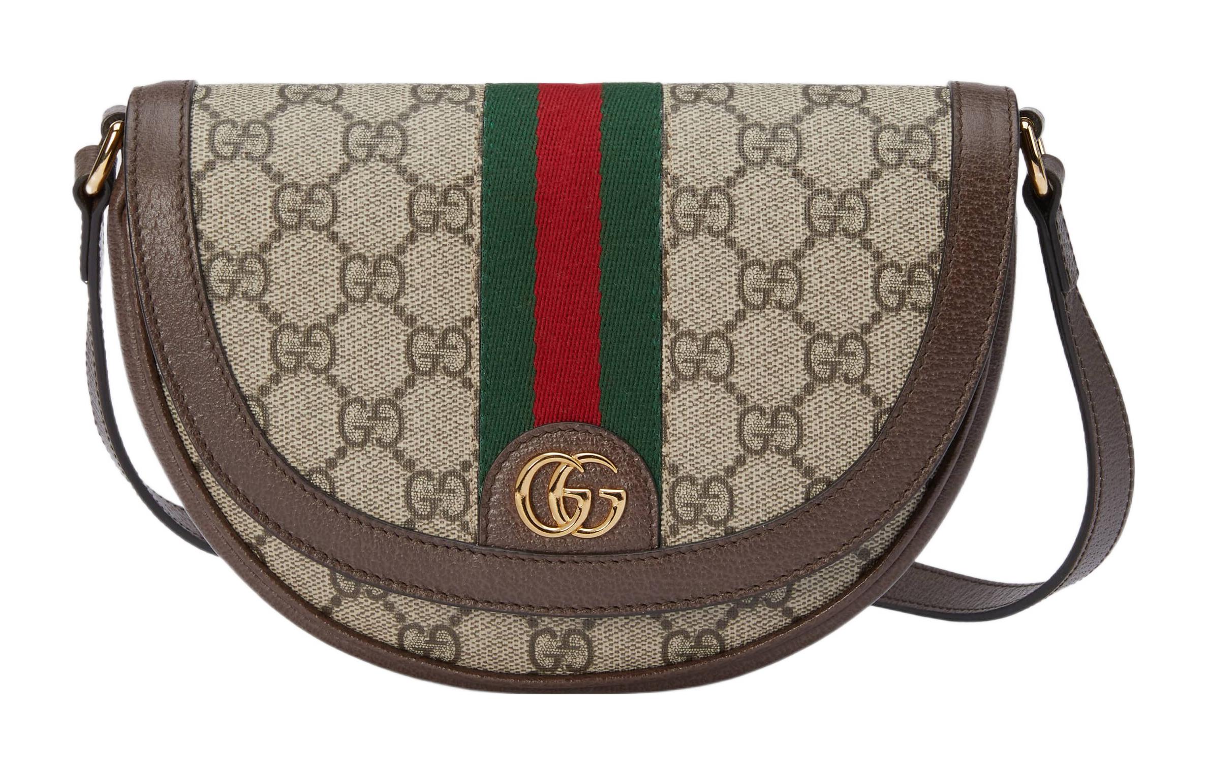 

Ophidia Canvas With Leather Плечевая Сумка, Кроссбоди Мини Женская Коричневая GUCCI