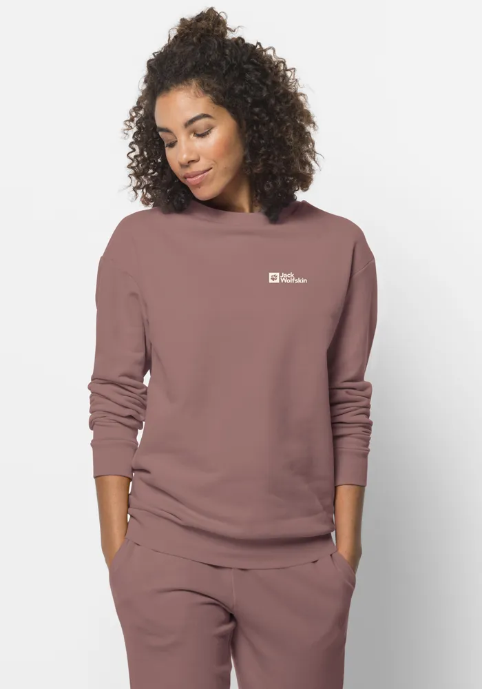 

Свитер с круглым вырезом Jack Wolfskin "ESSENTIAL CREWNECK W", цвет Afterglow