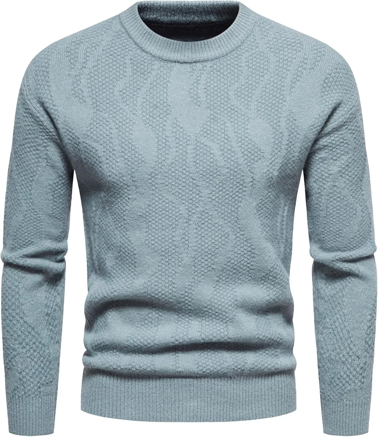 

Мужской скинни свитер с воротником-гольф SWJGLITTR