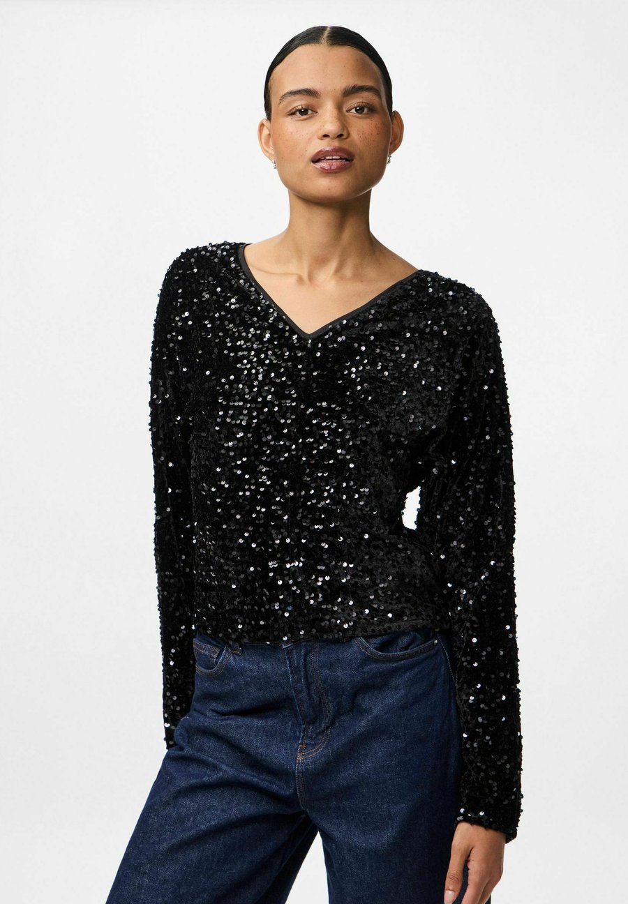 

Блуза Pieces MIT LANGEN ÄRMELN PCKAM, Black