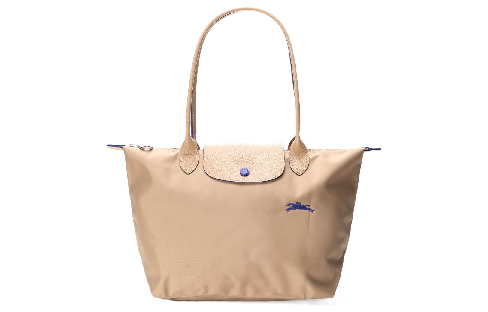 

LONGCHAMP Холщовая сумка-тоут Le Pliage, сумка для покупок, сумка для пельменей, дамская сумочка, сумка на плечо, средняя, унисекс, цвет хаки