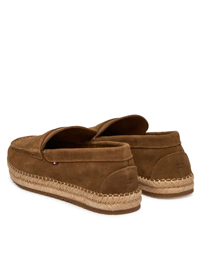 Tommy Hilfiger Эластичные эспадрильи Hilfiger Sde Espadrille FM0FM05794 коричневые — фото 3